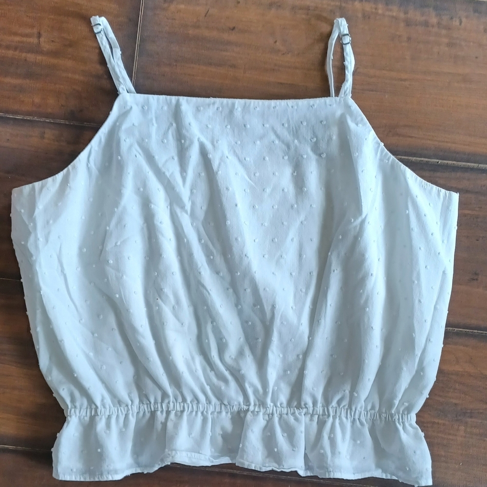 Abound Cotton Womens top Sz‎ M COTTAGECORE ANGELCORE BEACH SUMMER BASIC BOHEMIAN